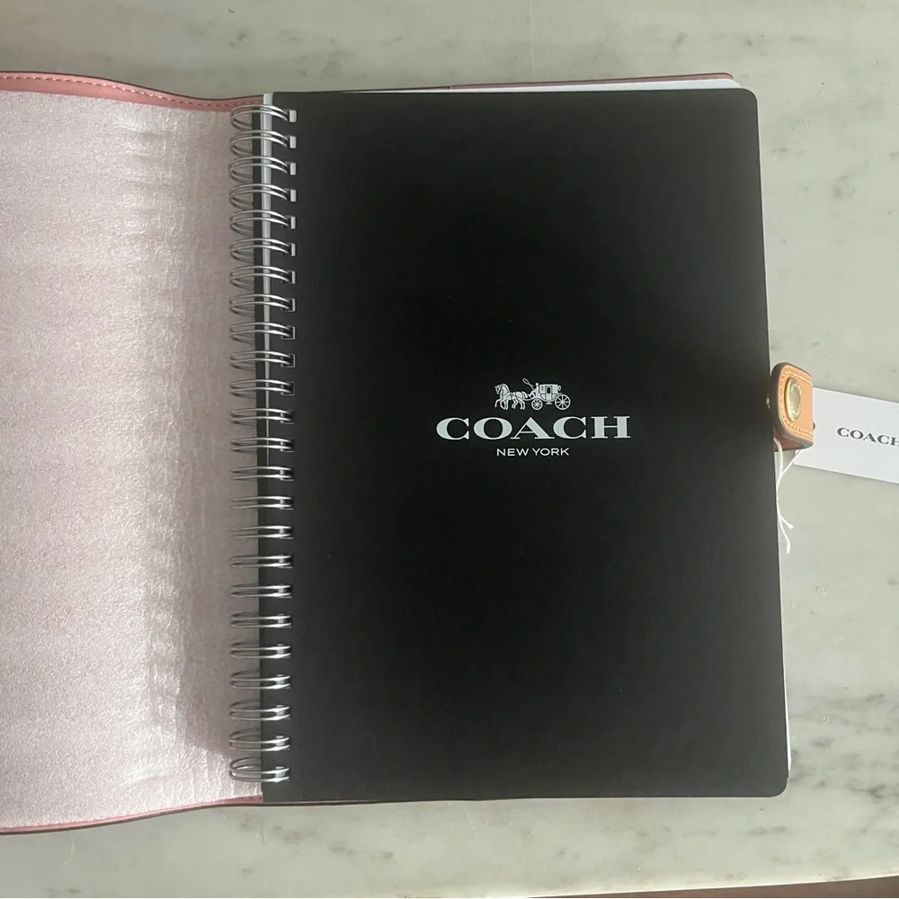 Coach Pink Notebook